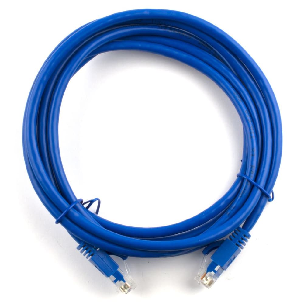 Патч-корд литий Weepda, UTP, RJ45, Cat.6, 20m, синій, Cu (мідь)