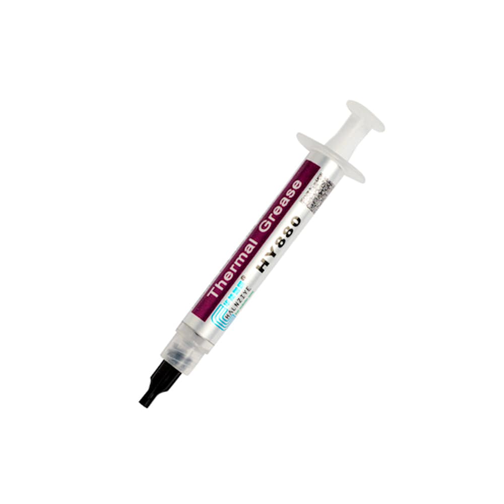 Паста термопровідна HY-880 3g, шприц, Grey,> 5,15W / m-K, <0.004 ° C-in² / W, -30 ° ≈340 °, Блистер Q50