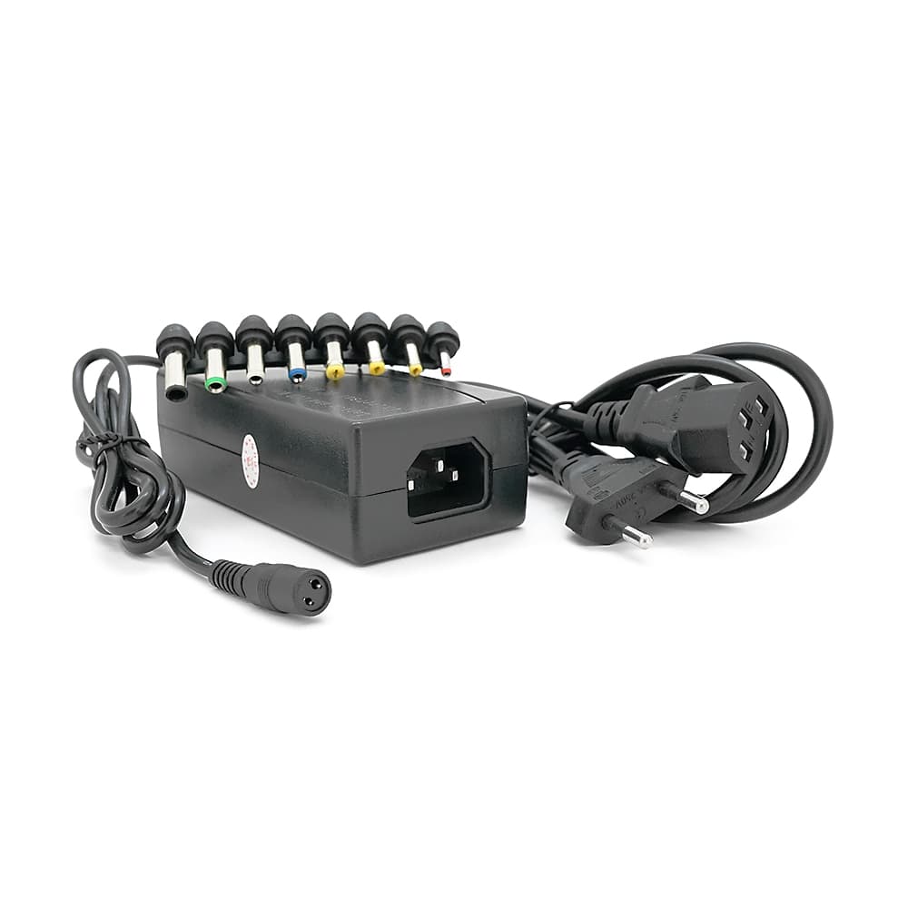Універсальний БП HQ-Tech LDAC-70W, 70W, корпус - пластмаса, ручне регулювання, 8 Г-подібних роз'ємів, BOX