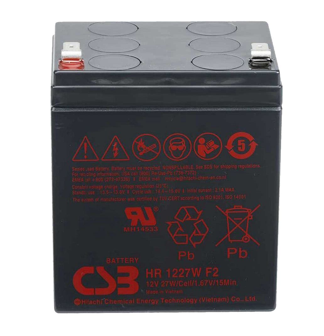 Акумуляторна батарея CSB HR1227WF2, 12V 6,5Ah (90х70х106мм), 1.97 kg Q10
