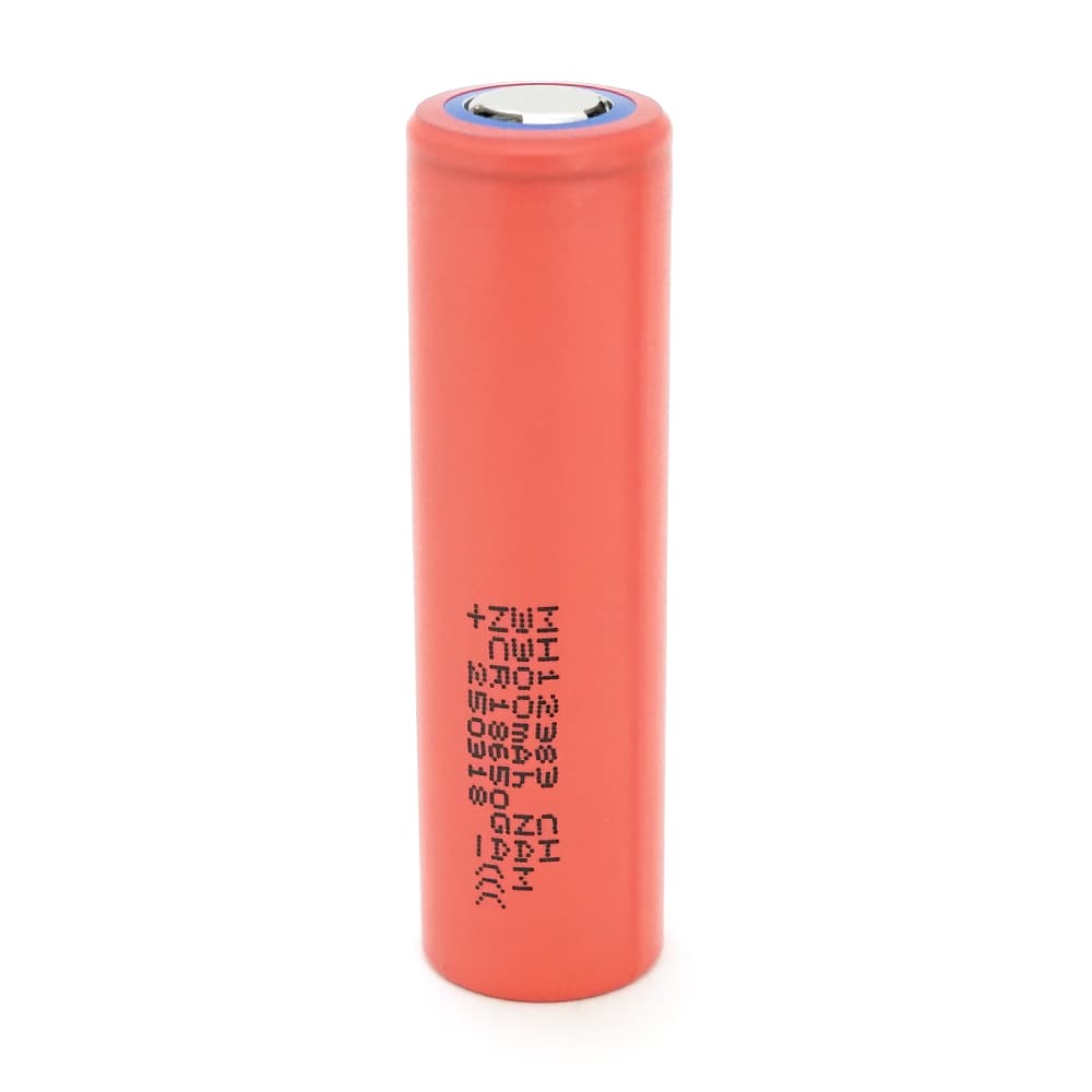 Акумулятор 18650 Li-Ion Sanyo UR18650GA, 3300mAh, 10A, 4.2 / 3.6 / 2.5V, Red, 2 шт. в упаковці, ціна за 1 шт