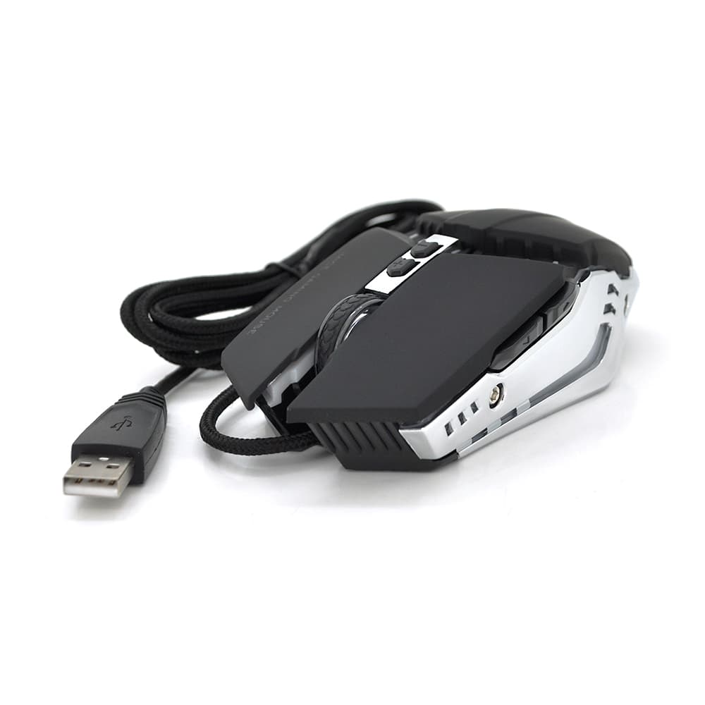 Миша провідна iMICE T80, 7 кнопок, 800/1200/1600/3200 DPI, Led Lighting, 1,5м, Windows XP/Vista/Win7/8/10 Mac OS X, Black, COLOR BOX, Q40