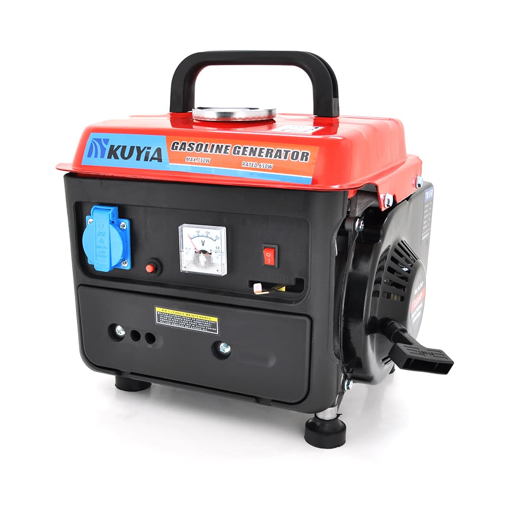 Бензиновий генератор Kuyia TM950, однофазний, 110-240V, 50Hz, 0,6-0,8кВт, об'єм 4,2л Уценка