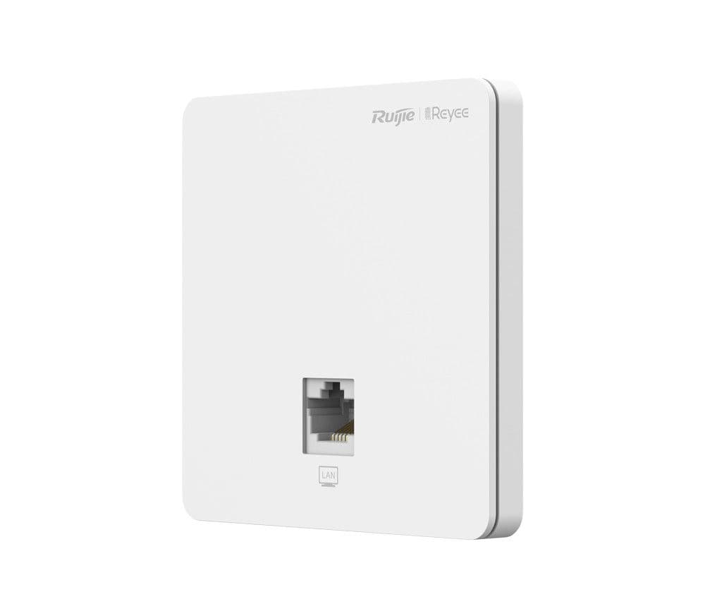 Настінна дводіапазонна точка доступу Ruijie Reyee RG-RAP1200(F),1 Ethernet 100 Мбіт/с + 1 PoE 100 Мбіт/с, 86х86х29.3 мм
