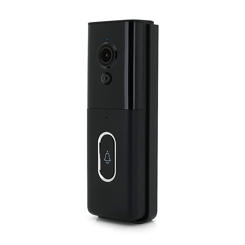 Автономний вуличний/внутрішній Відеодзвінок 2MP YOSO DoorVision-WIFI-02-2 Tuya. на батареях 18650 . WIFI. запис на карту SD. Чорний (акумулятори не входять в комплект)