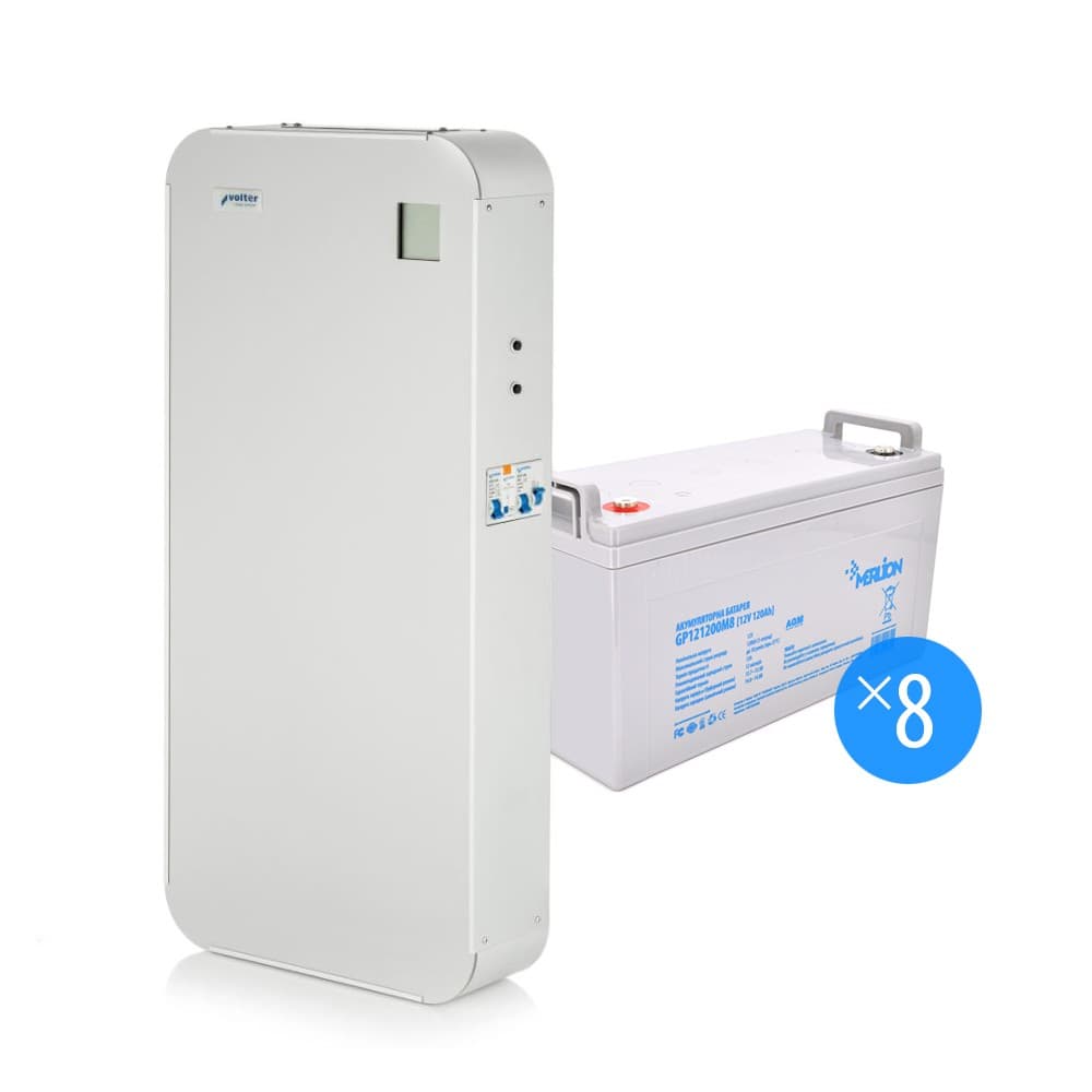 Стабілізатор із вбудованим ІПБ Smart-UPS 7/3 однофазний, інверторний стабілізатор (7000Вт) + вбудований ІПБ під зовнішню батарею (12В*8шт AGM/GEL)