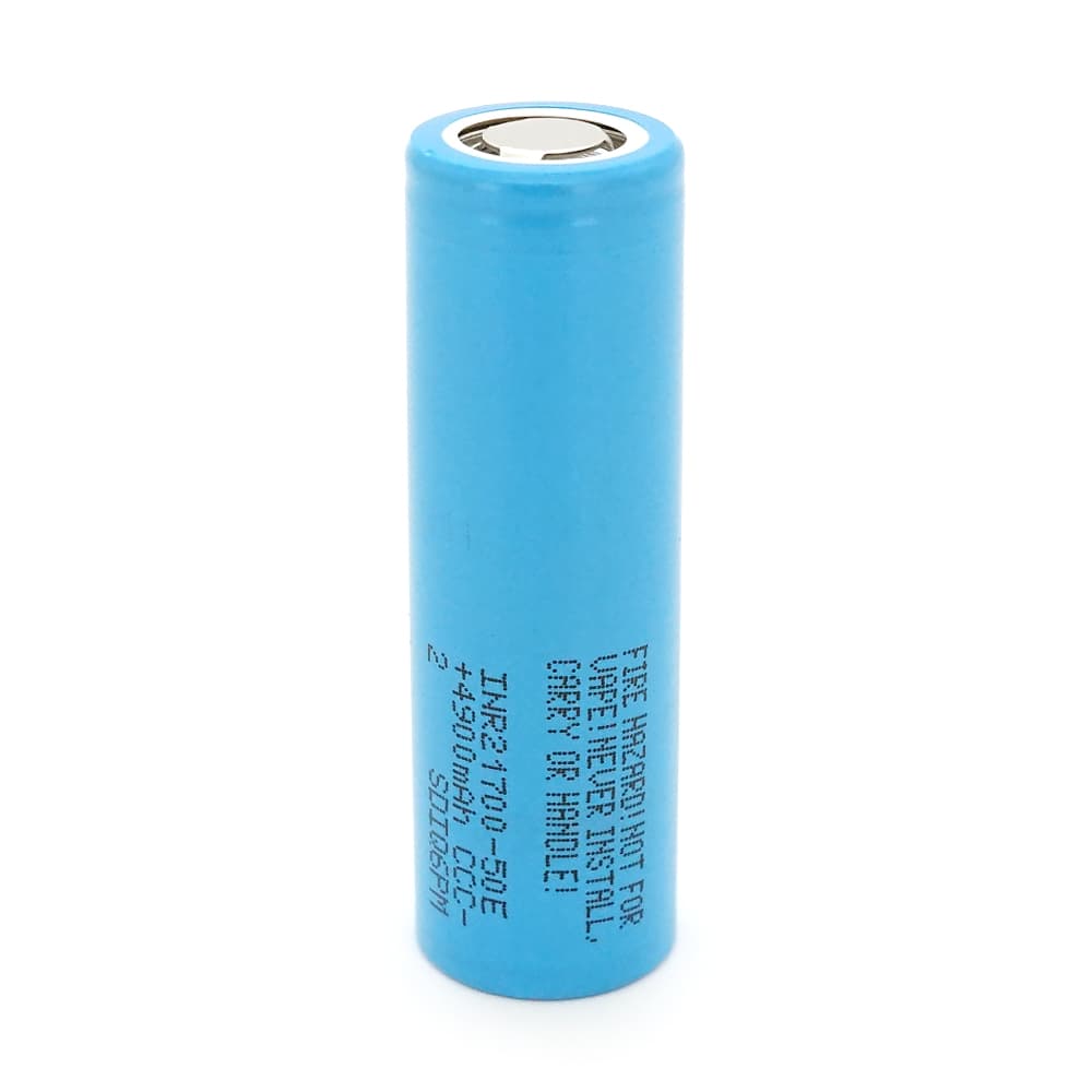 Акумулятор 21700 Li-Ion Samsung INR21700-50E 4900mAh, 10A, 4.2/3.6/2.5V, Blue