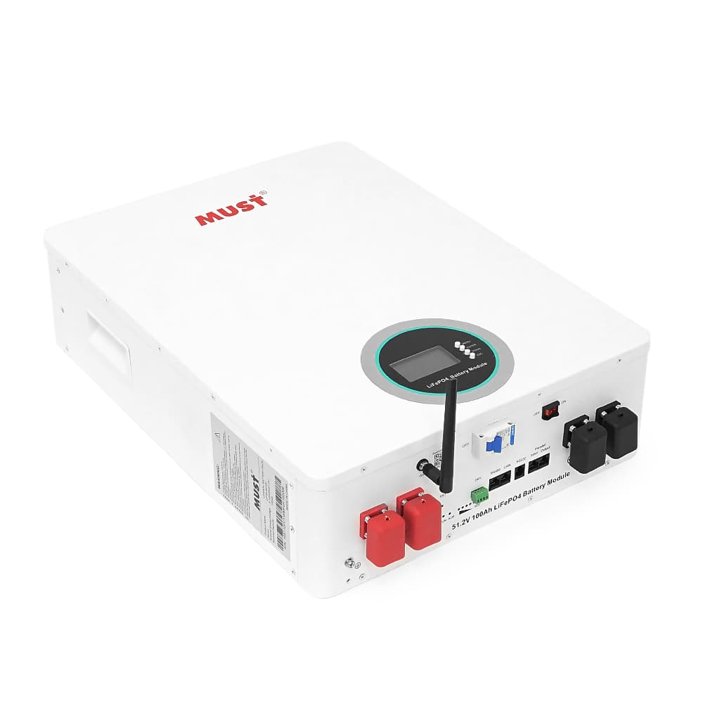 Акумуляторна батарея Must LiFePO4 LP16-48100 51.2V 100Ah, 5,12kWh, BMS100A@16S, CAN2.0/RS232/RS485, 6000 cycles, 625x442x177,44kg