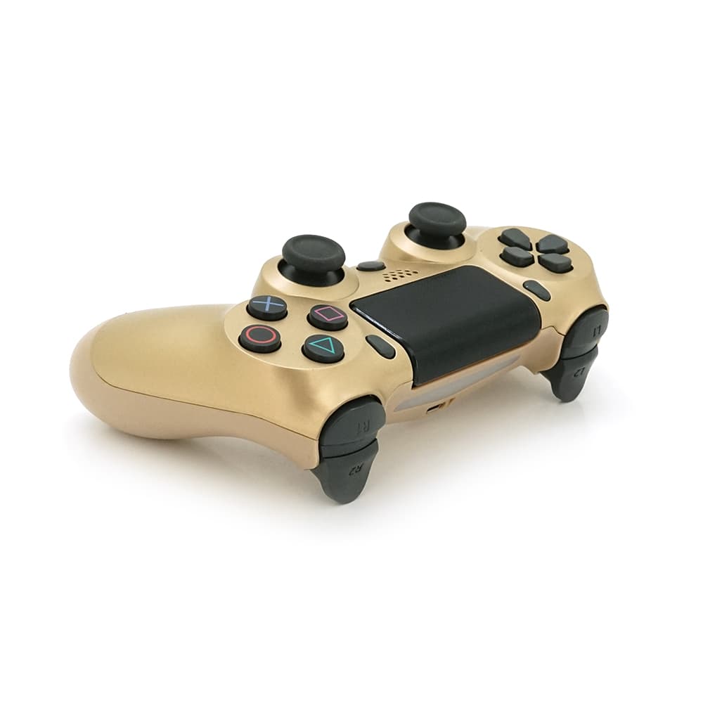 Геймпад Brazzers бездротовий для PS4 Wireless DUALSHOCK 4, роз'єм для навушників, LED light bar, Gold, 3.7V, 600mAh, Blister-box