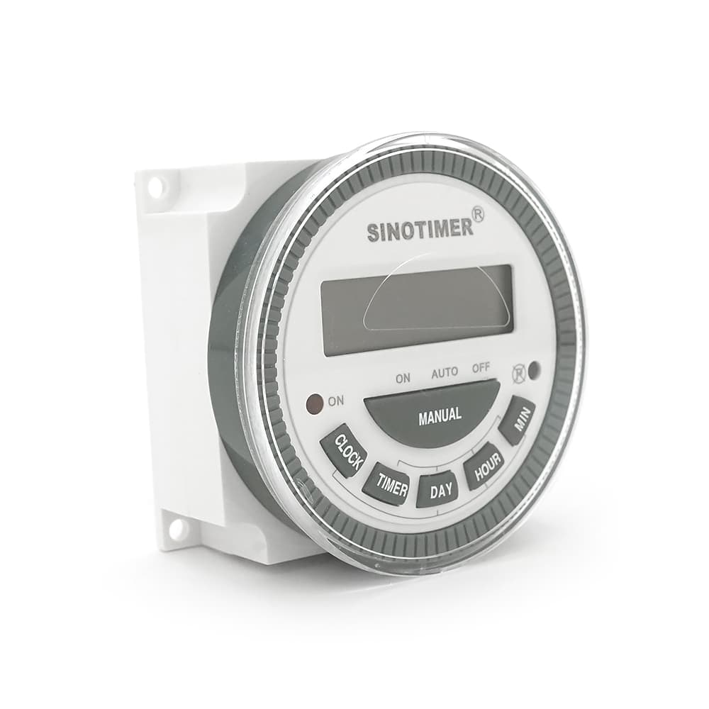 Таймер тижневий Sinotimer TM619-2, програмований, 16А, 200-250V, 60х60х30 мм