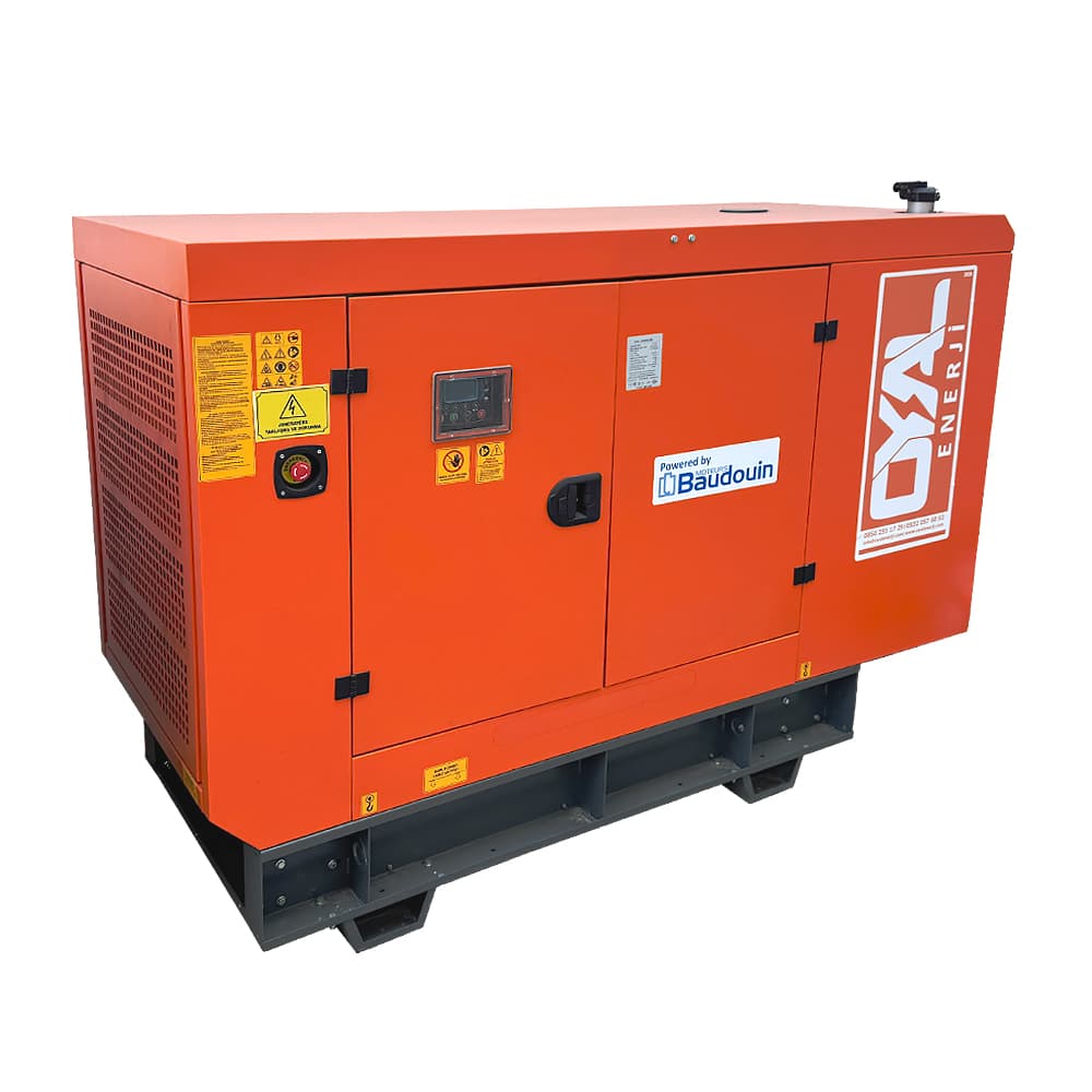 Дизельный генератор OYAL OYB-85 BAUDOUIN 4M10G70-5 88KVA/70 кВт, генератор переменного тока OYL225FS, расход 75% нагрузки — 13,5 литров/час, 230/400 В, 50 Гц (AVR+ATS), 2800x1000x1500 мм, 1325 кг, 195 л