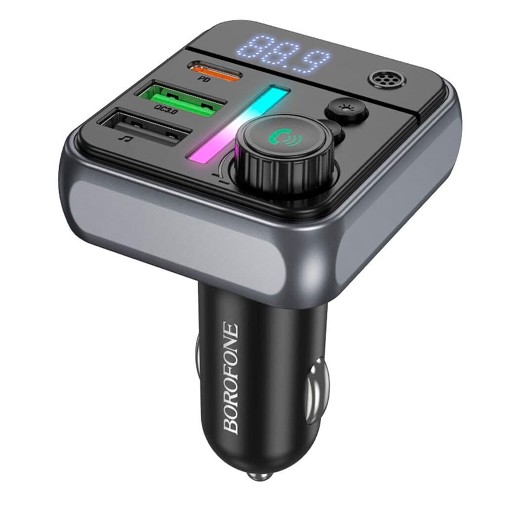 FM-модулятор Borofone BC50, Black, Box