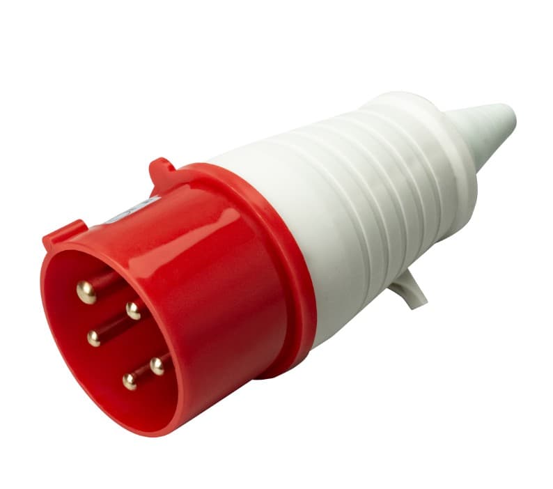 Вилка кабельна HOROZ SF-025, 5 контактів, 3Р+N+E, 32А, 380V, IP44