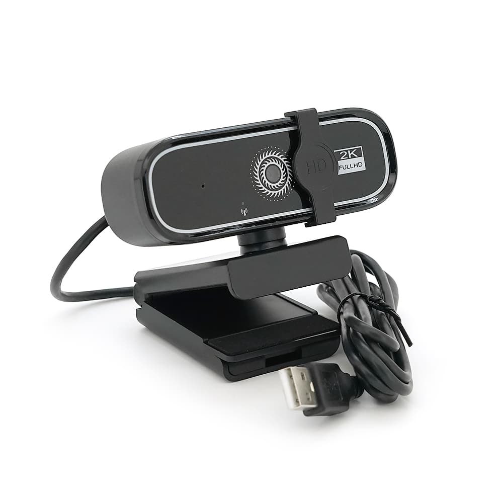 Вебкамера з гарнітурою Q1, 720p, автофокус, пласт. корпус, Black/Silver, Q100