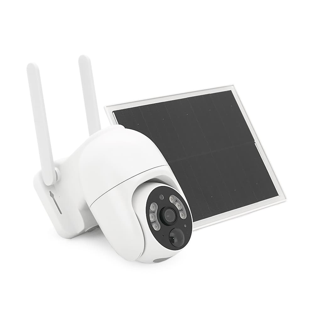 3 Мп 4G поворотна вулична PTZ відеокамера Voltronic, AI, Audio, Mic, PIR, Solar Panel 6W, SD, Battery 10400mA, UBox IPPTZ16325 2.8mm, 360°,IP67