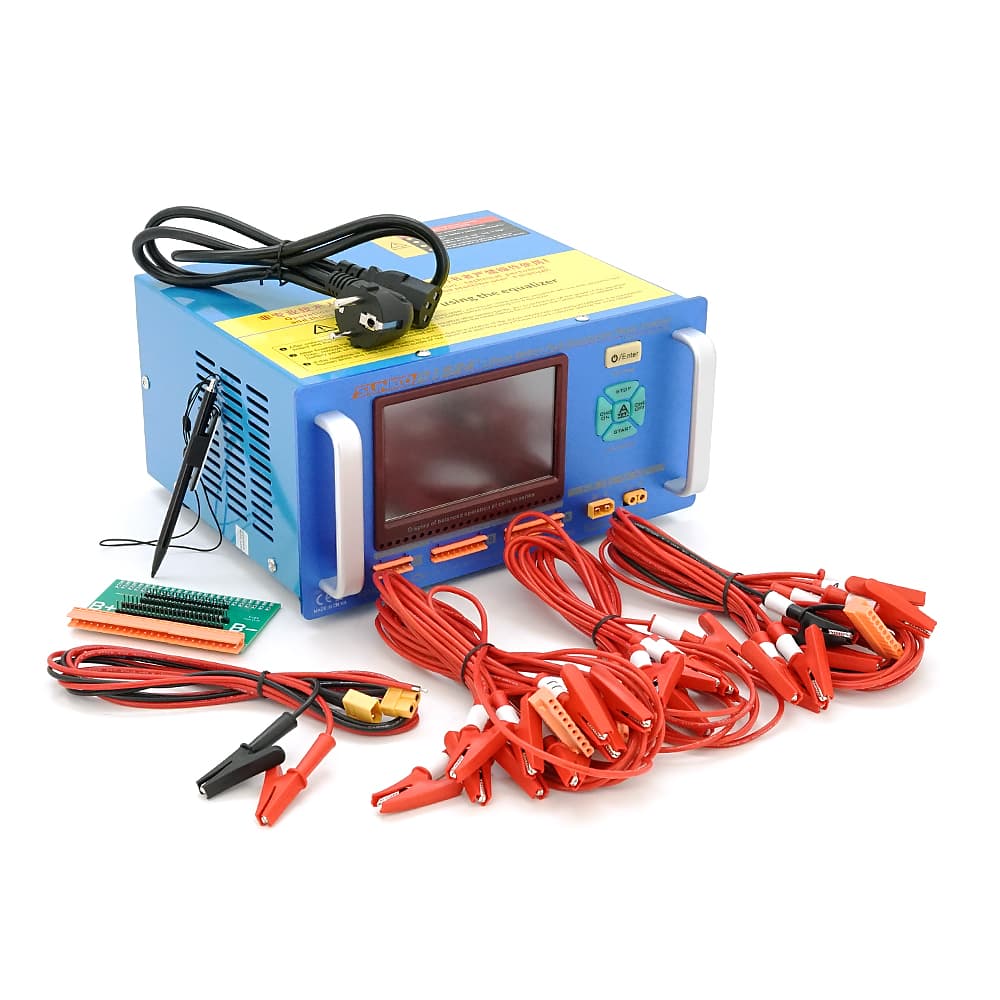 Балансир пасивний Sunkko D1524+ Lifepo4 24S, Li-ion 2–24S, 15A, індикатор LCD, аналізатор з функцією розряду, bluetooth, Box