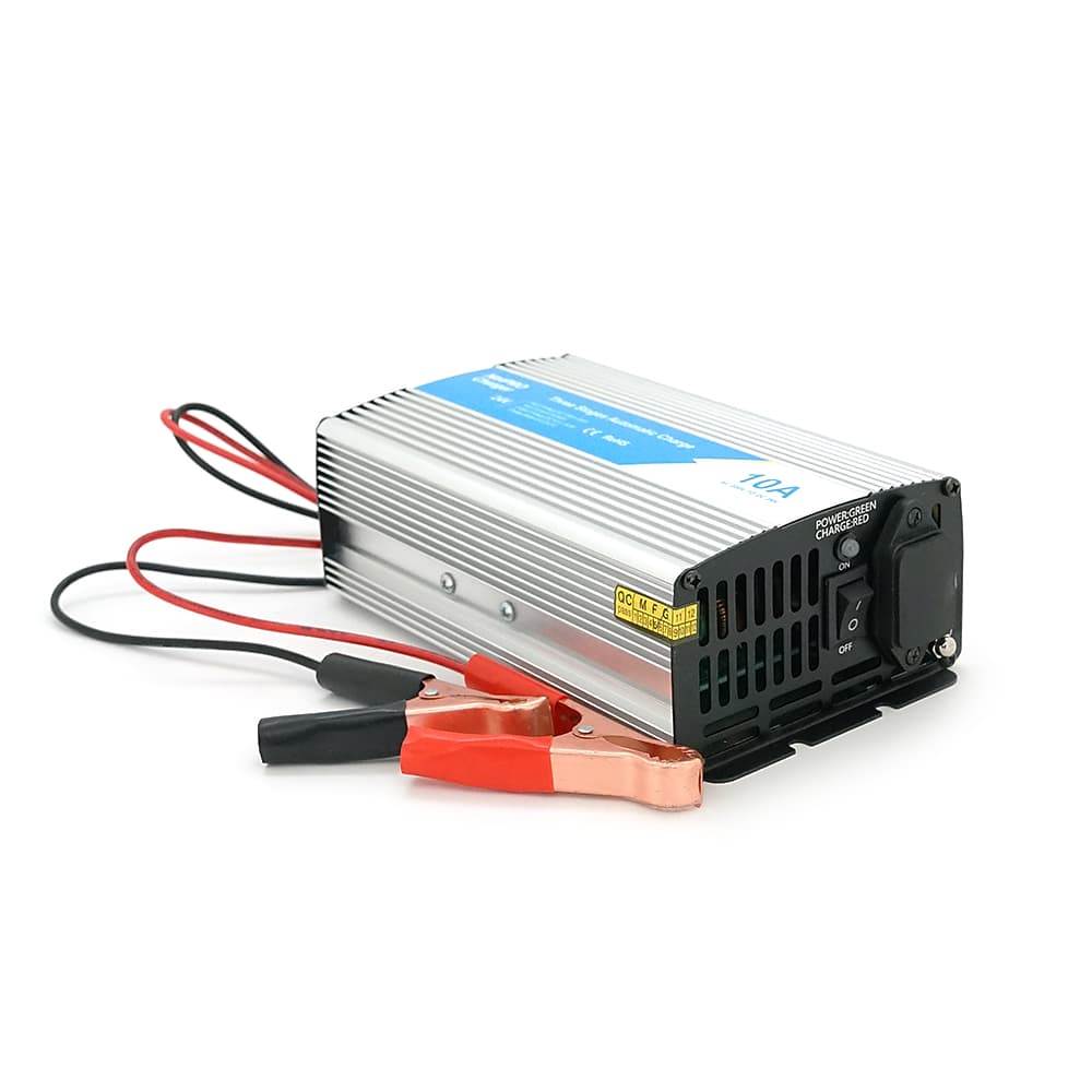 Універсальне ЗУ для акумулятора BPC 24V 10A , AC220V, DC14,5, Струм заряду 24V/10A, LCD, крокодили