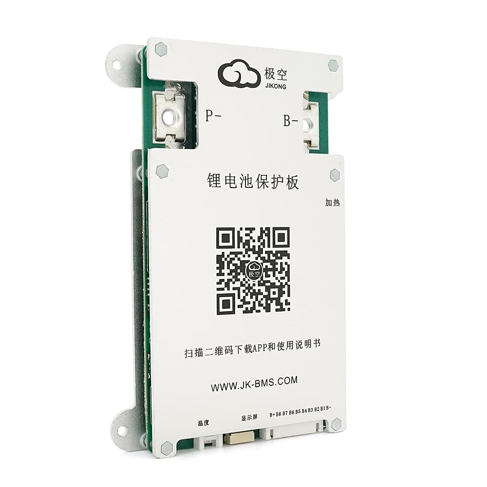 BMS плата JK-B1A8S10P Li-Ion/LiFePo4/LTO 4S-8S, 100A, CAN/RS485, 0.3mΩ, Bluetooth, Ballance 1A, підігрів + кнопка