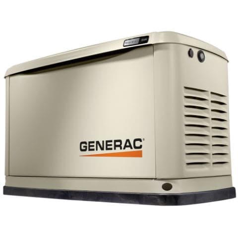 Газовий генератор GENERAC 7232, однофазний, 220В, 50Hz, 8кВт, електростартер, повітряне охолодження (1200х650х850), 155кг