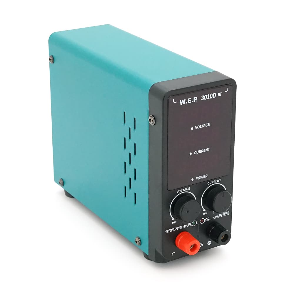 Блок живлення з цифровою індикацією WEP-3010D/3, 30V, 10A, імпульсний, з цифровою індикацією (V/A/W)