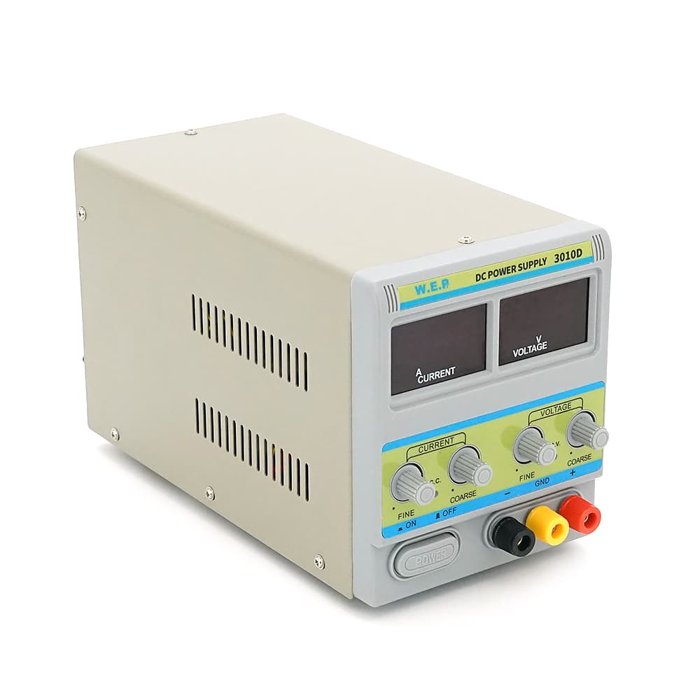 Блок живлення з цифровою індикацією WEP-PS3010D, 30V, 10A, трансформаторний, з цифровою індикацією