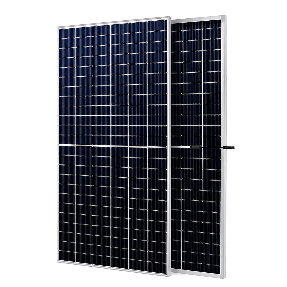 Солнечна панель Renesola RS5J-640NBG-E1, Bifacial, 640W (40,8V, 15,7,A) 132 ячейки, КПД - 23%, (2382x1134x30mm), 32,4 кг Q36