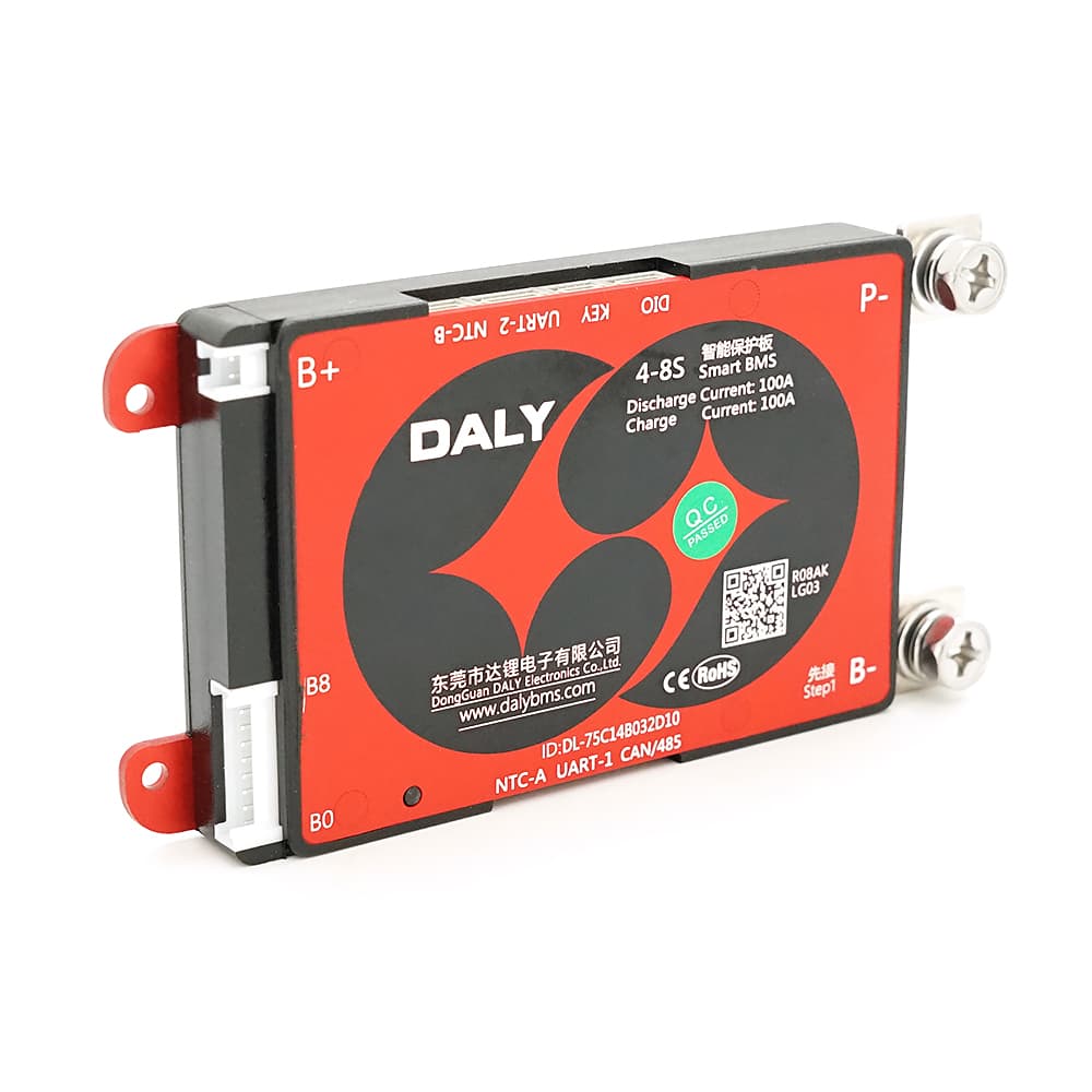 BMS smart плата DaLy LiFePO4 12V 4-8S 100\100A з Bluetooth