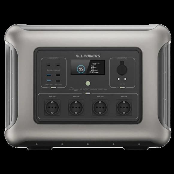 ALLPOWERS R2500 2016 Вт·г LiFePO4 2500 Вт Портативна зарядна станція