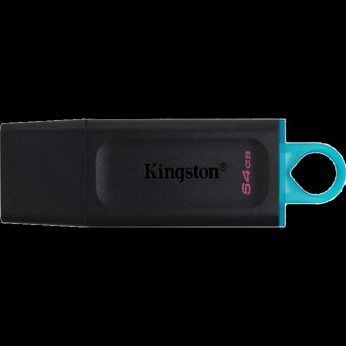 Kingston 64GB USB3.2 Gen 1 DataTraveler Exodia (Black + Teal) USB флеш накопичувач