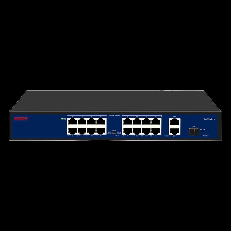 Hedy HN16H2G1S-200-V1 16+2+1SFP Комутатор 19 портів некерований