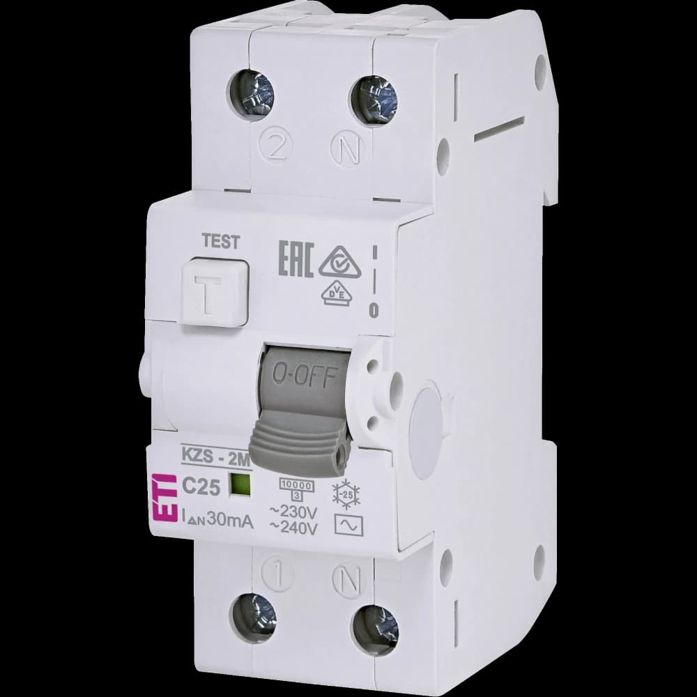 ЕТІ KZS-2M C 25/0.03 10kA Дифавтомат