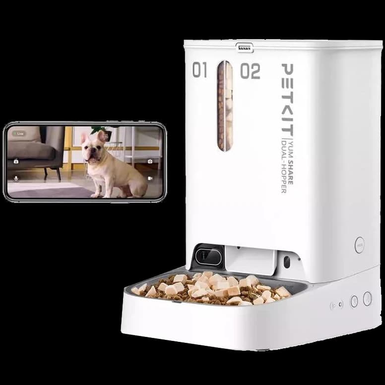 PETKIT YUMSHARE DUAL-HOPPER with Cam P591 Смарт годівниця