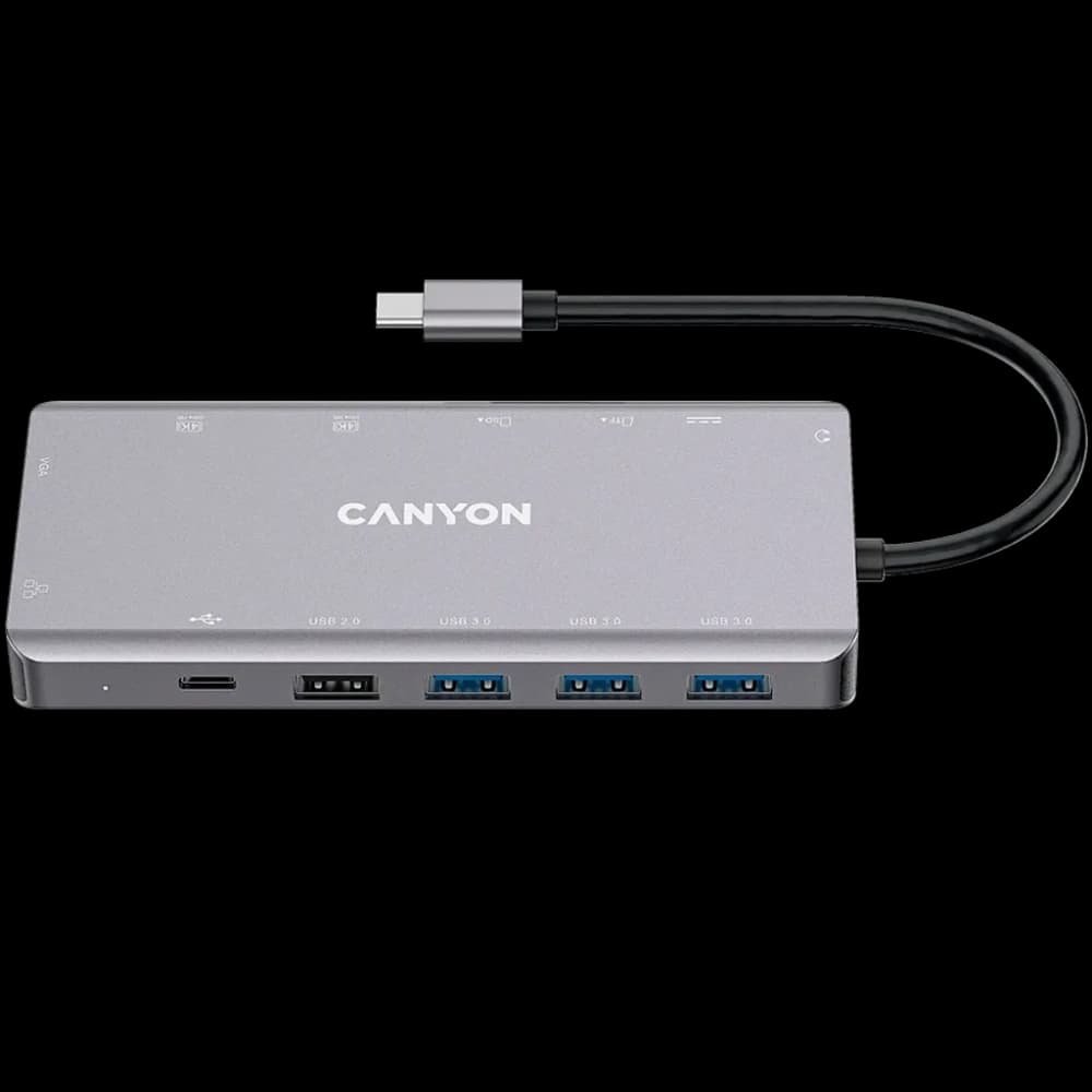 Canyon 13 Port USB-C Hub DS-12 (CNS-TDS12) USB-хаб (комутатор)