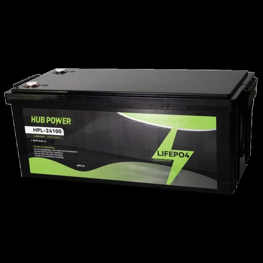 Hub Power HPL-24100 LiFePO4 24В/100А•г Акумуляторна батарея