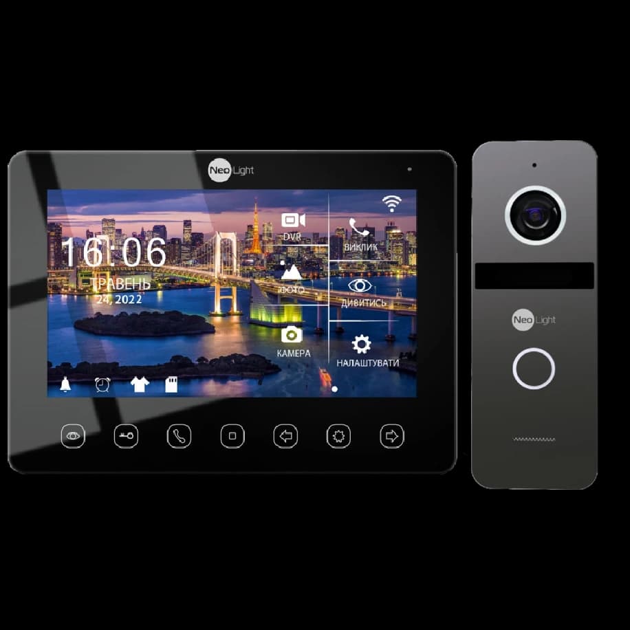 NeoLight NeoKIT HD WF B/Graphite Комплект відеодомофону