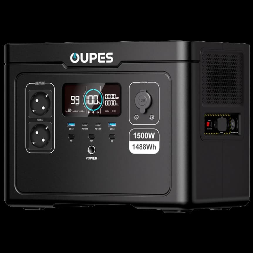OUPES S015 1500Вт LiFePO4 1488Вт•г Портативна зарядна станція