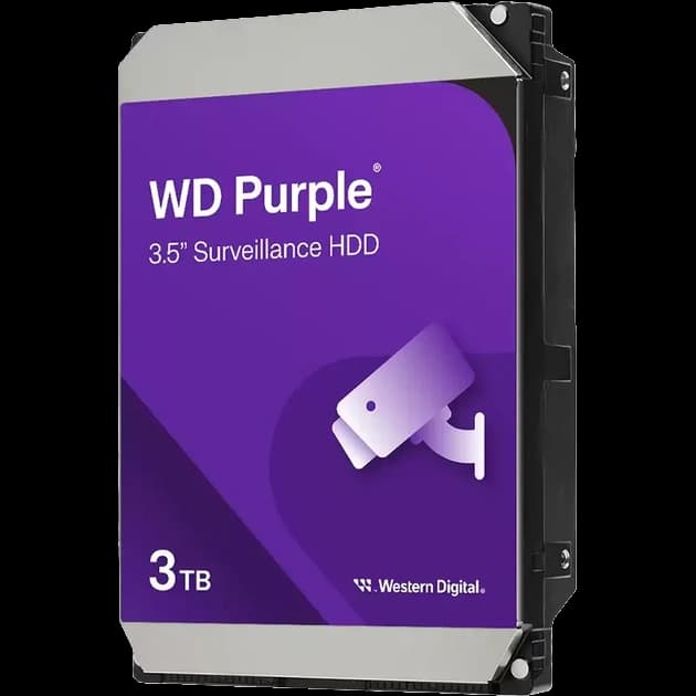 Western Digital Purple Surveillance 3TB 5400rpm 128MB (WD34PURZ) Жорсткий диск