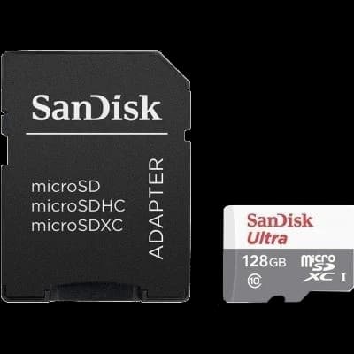 SANDISK Ultra microSDXC 128GB + SD Adapter Class 10 UHS-I Карта пам'яті