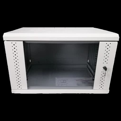 EServer 6U 600х350х370 скло, сіра Шафа