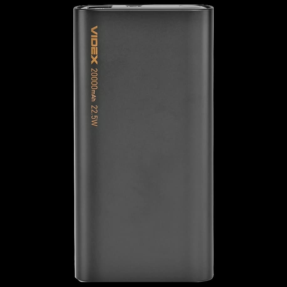 VIDEX VPB-320 22.5W Black 20000mAh Повербанк