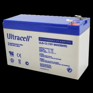 Ultracell UL9-12 9A•г 12В Свинцево-кислотна акумуляторна батарея