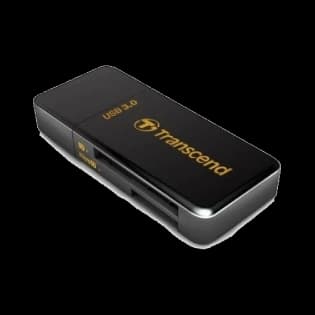 Transcend USB 3 1 Gen 1 microSD/SD Black Зчитувач