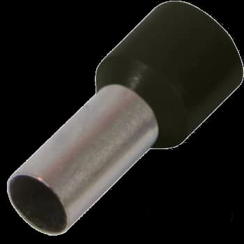 Enext e.terminal.stand.e7508.black 0.75 кв.мм Ізольований накінечник втулковий чорний