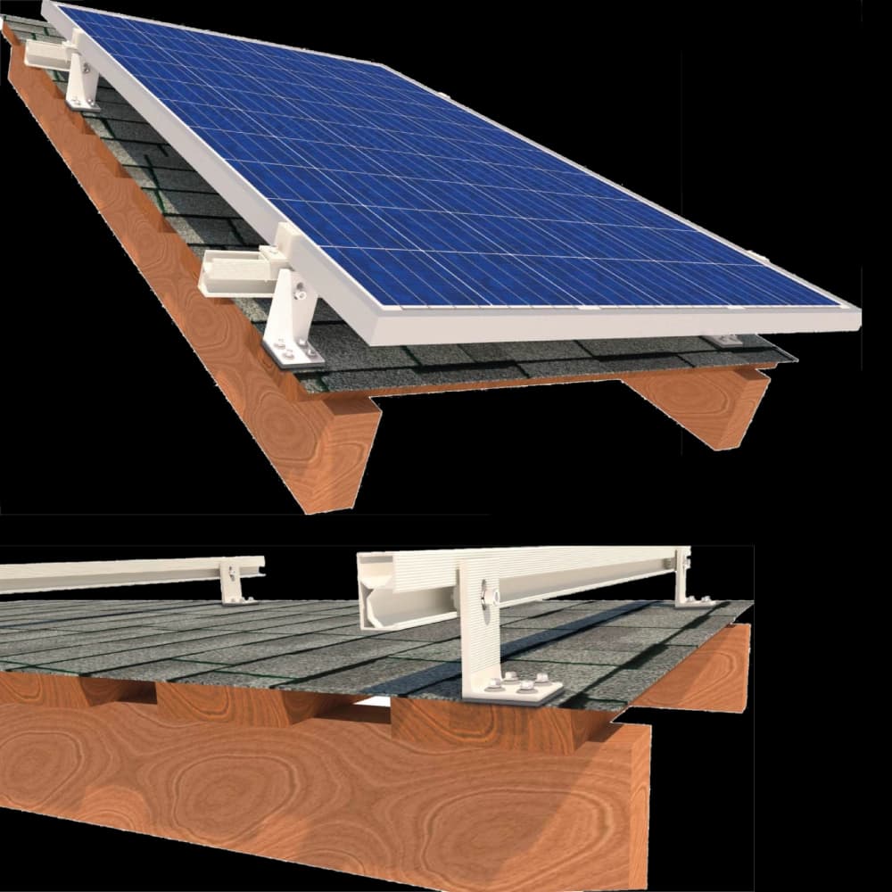 InstallKit IK-XXL-B-1 кріплення сонячних панелей до 1320мм бітумна черепиця Комплект