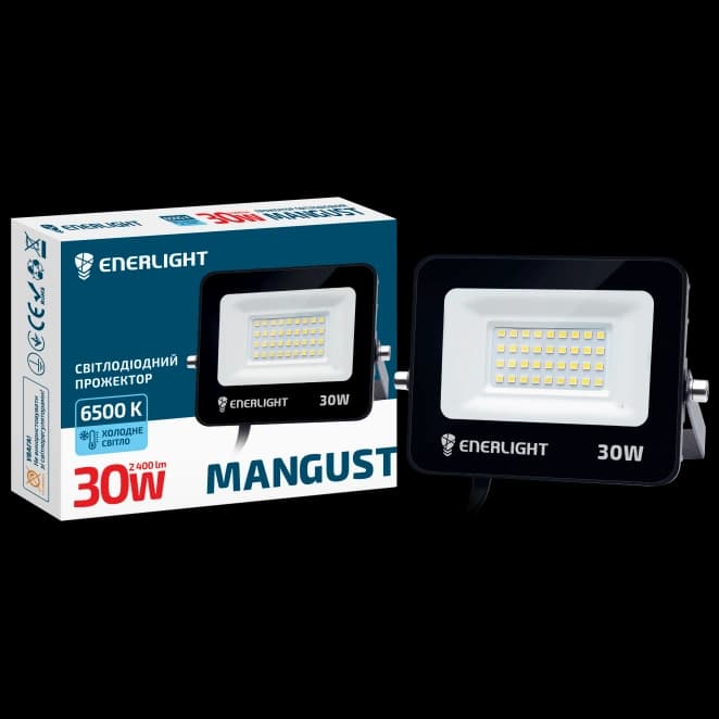ENERLIGHT MANGUST Прожектор світлодіодний 30Вт 6500K