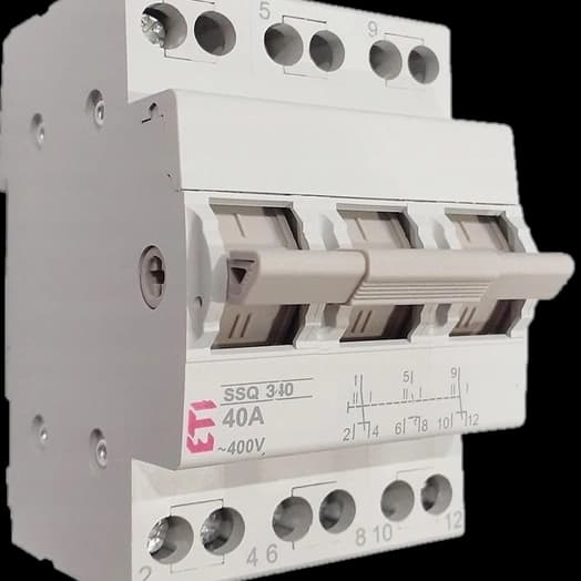 ЕТІ SSQ 340 "1-0-2", 3p 40A Перемикач навантаження