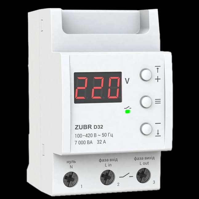 ZUBR D32 Реле напруги