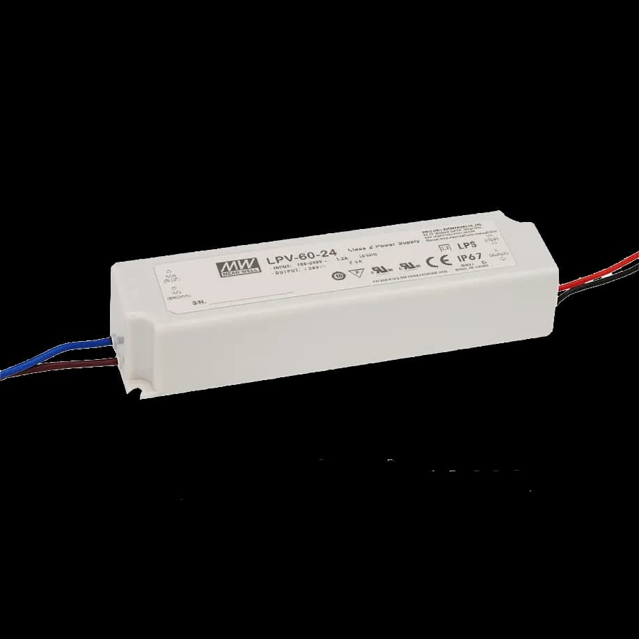 Mean Well LPV-60-24 Rohs AC/DC 24В 2.5А Блок живлення