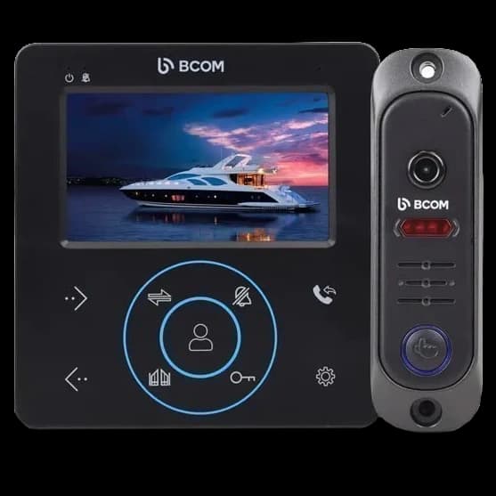 BCOM BD-480M Black Kit Комплект відеодомофона