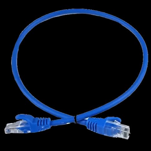 EServer UTP CAT5e Патч-корд блакитний 0.25м